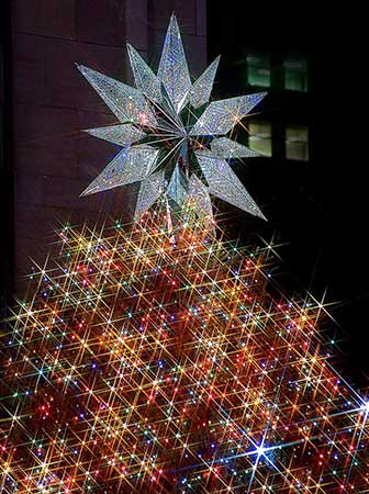 درخت-کریسمس-نیویورک-ستاره-سواروسکی